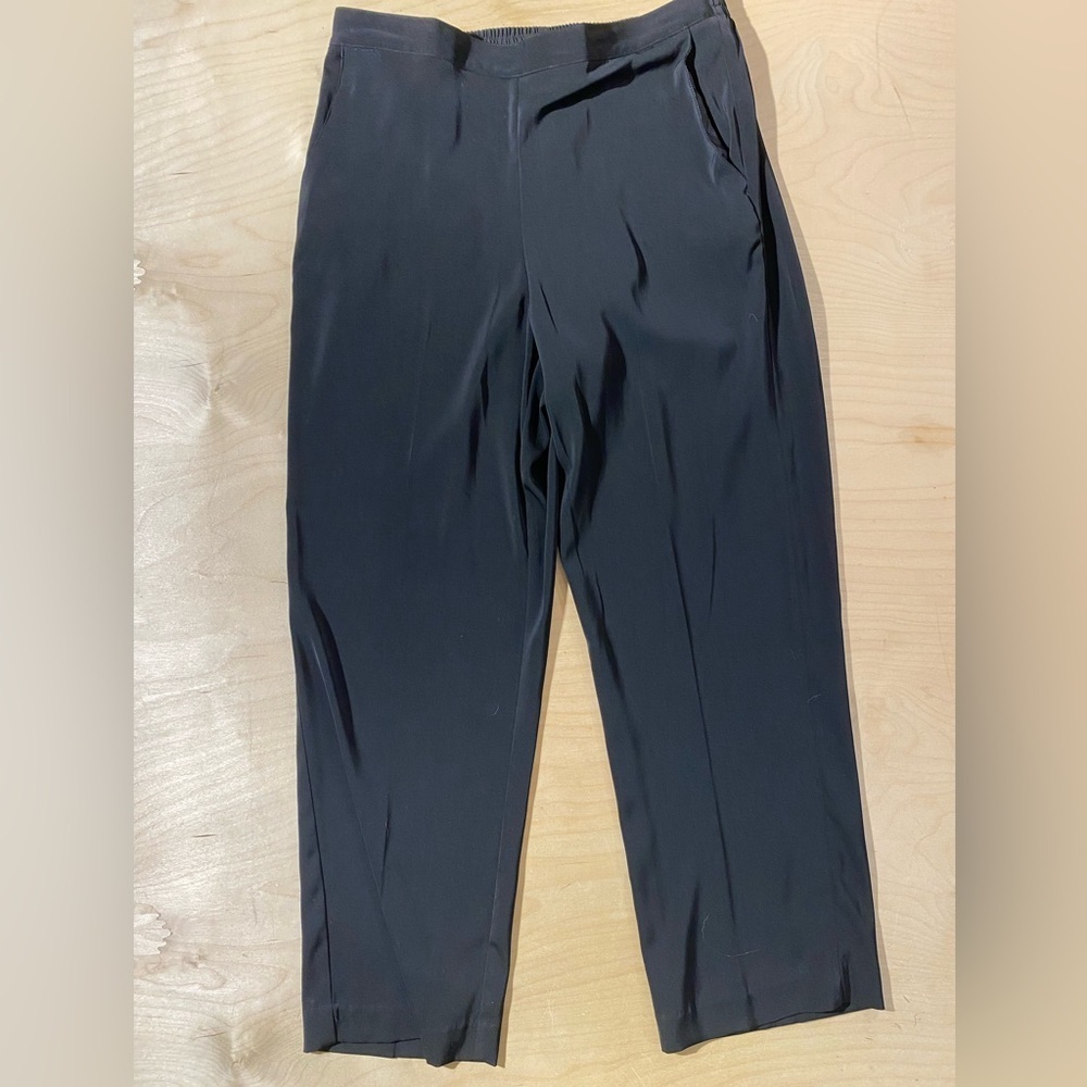 Alfred Dunner Black Dress Pants - Straight Leg 10 (QX)